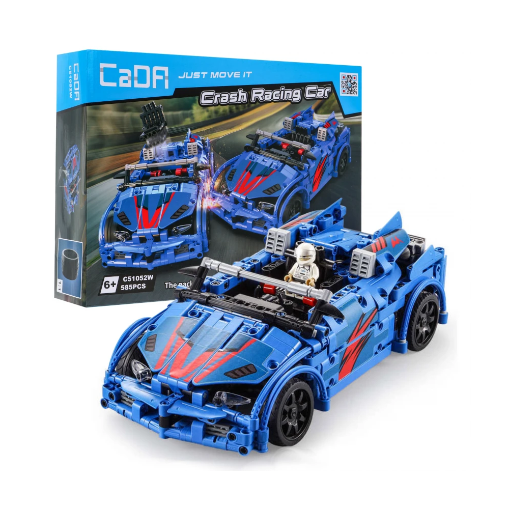 CADA Technic Technická stavebnica RC Pretekárske Auto na diaľkové ovládanie 585ks