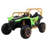 Arctic CAT Elektrické Autíčko Buggy WILDCAT XX 4x200W 24V, penové kolesá, Dvojmiestne kožené sedadlo, nosnosť 60kg, zelené