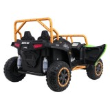 Arctic CAT Elektrické Autíčko Buggy WILDCAT XX 4x200W 24V, penové kolesá, Dvojmiestne kožené sedadlo, nosnosť 60kg, zelené