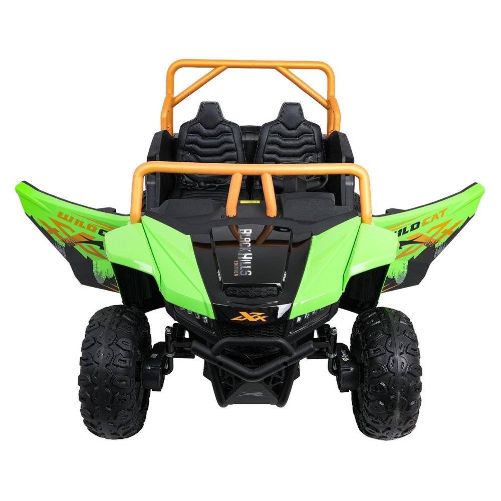 Arctic CAT Elektrické Autíčko Buggy WILDCAT XX 4x200W 24V, penové kolesá, Dvojmiestne kožené sedadlo, nosnosť 60kg, zelené