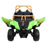 Arctic CAT Elektrické Autíčko Buggy WILDCAT XX 4x200W 24V, penové kolesá, Dvojmiestne kožené sedadlo, nosnosť 60kg, zelené