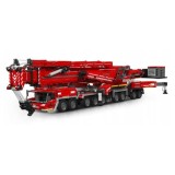 Mould King Technická Stavebnica Žeriav 8506ks na diaľkové ovládanie s 20 motormi, vysuvné rameno s dĺžkou 160cm, červený