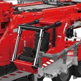 Mould King Technická Stavebnica Žeriav 8506ks na diaľkové ovládanie s 20 motormi, vysuvné rameno s dĺžkou 160cm, červený