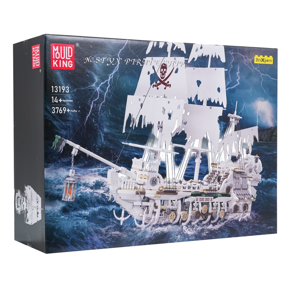 Mould King Veľká Technická Stavebnica Pirátska Loď Ghost 93cm x 62cm 3769ks