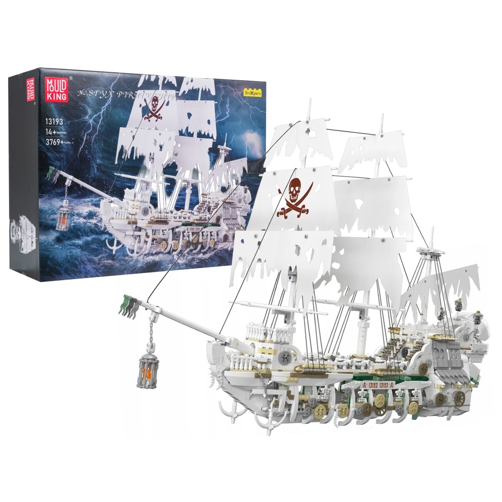 Mould King Veľká Technická Stavebnica Pirátska Loď Ghost 93cm x 62cm 3769ks