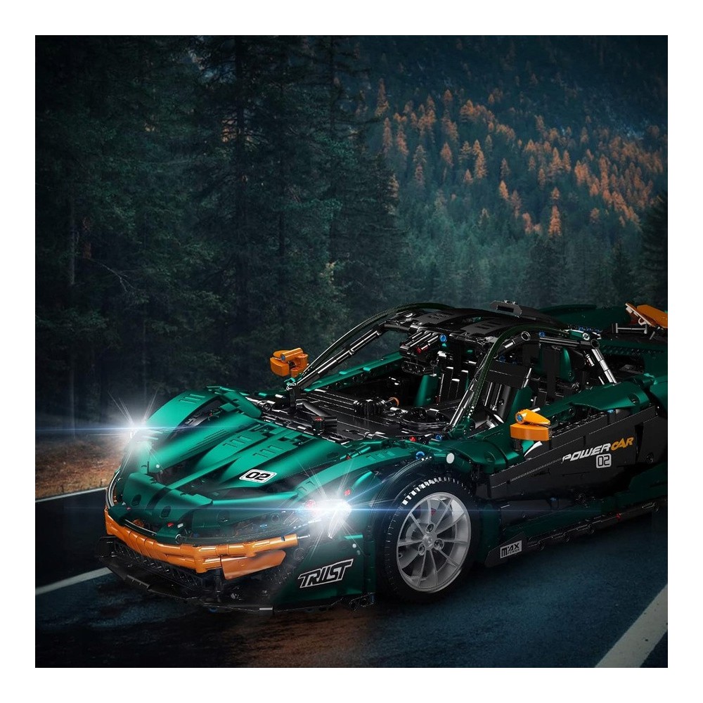 Mould King Technická Stavebnica Športové auto 3268ks, zelené