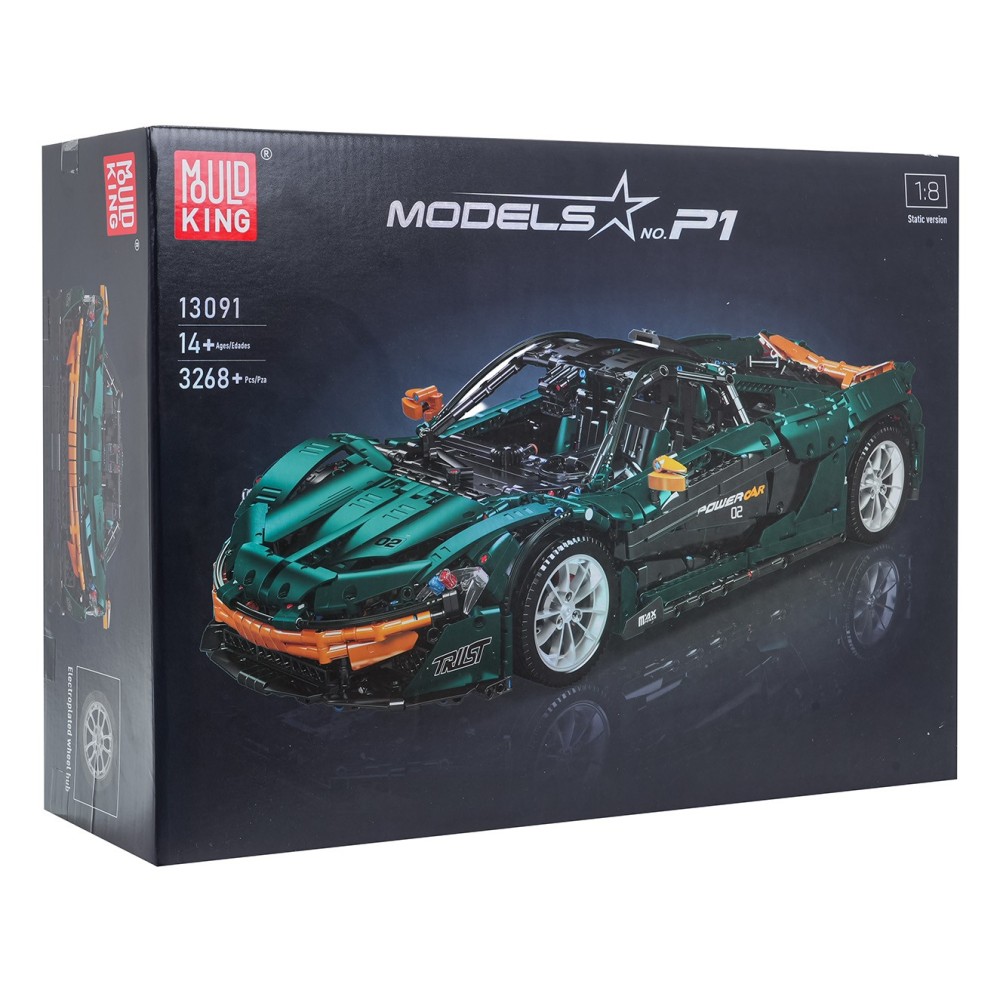 Mould King Technická Stavebnica Športové auto 3268ks, zelené