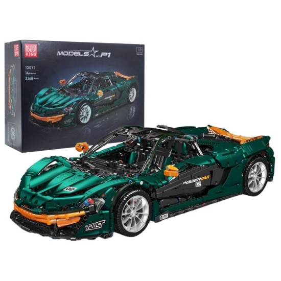 Mould King Technická Stavebnica Športové auto 3268ks, zelené
