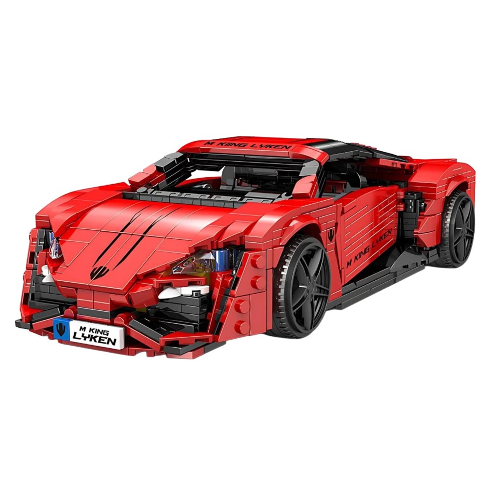 Mould King Technická Stavebnica Športové auto 1311ks, červené