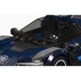 Mould King Technická Stavebnica Športové auto MERCEDES AMG ONE 405ks + vitrína, modré