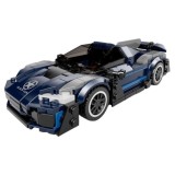Mould King Technická Stavebnica Športové auto MERCEDES AMG ONE 405ks + vitrína, modré