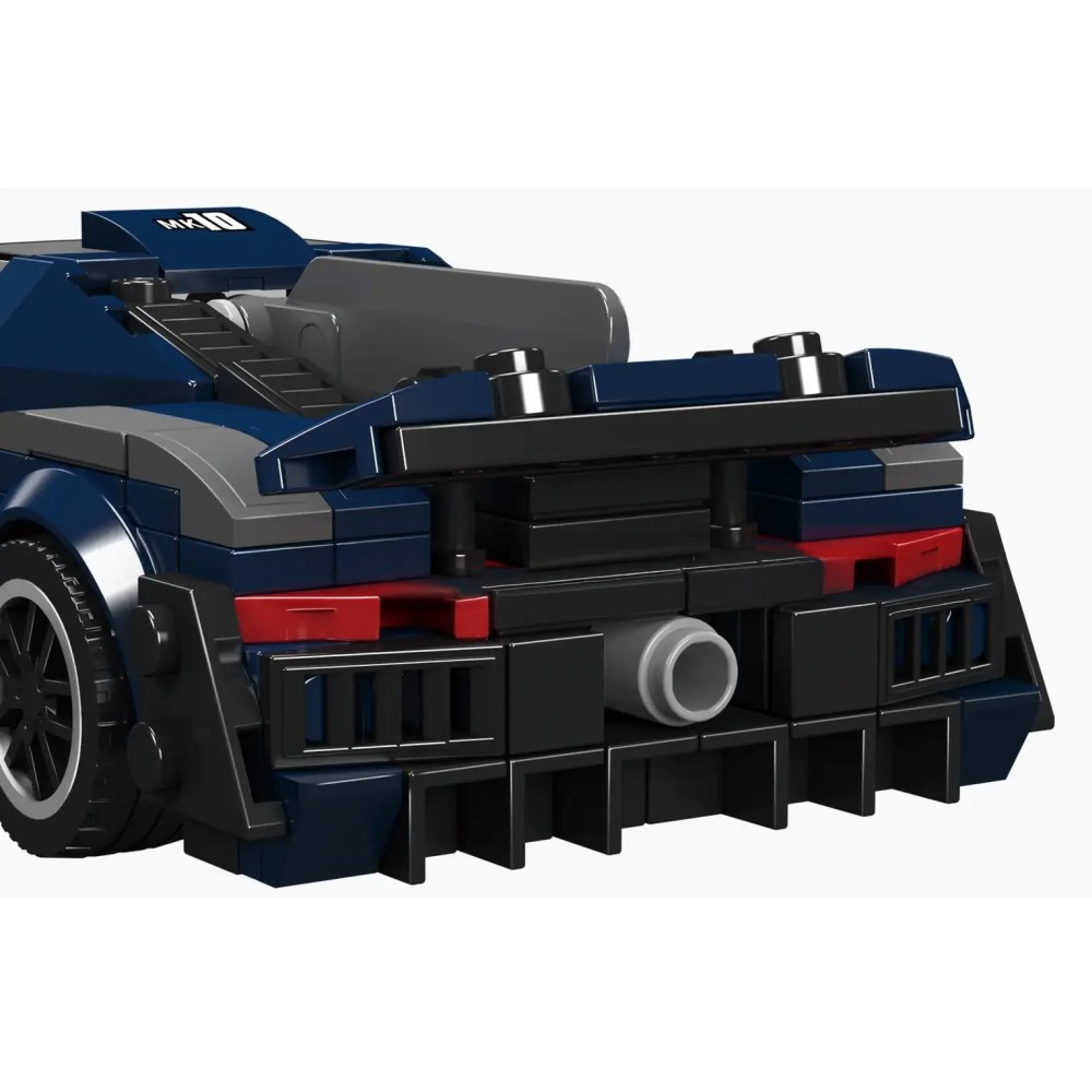 Mould King Technická Stavebnica Športové auto MERCEDES AMG ONE 405ks + vitrína, modré