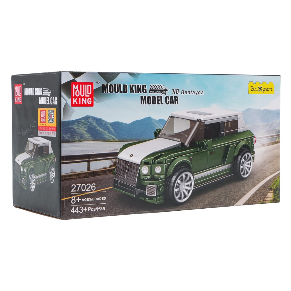 Mould King Technická Stavebnica Bentayga 443ks + vitrína, zelené