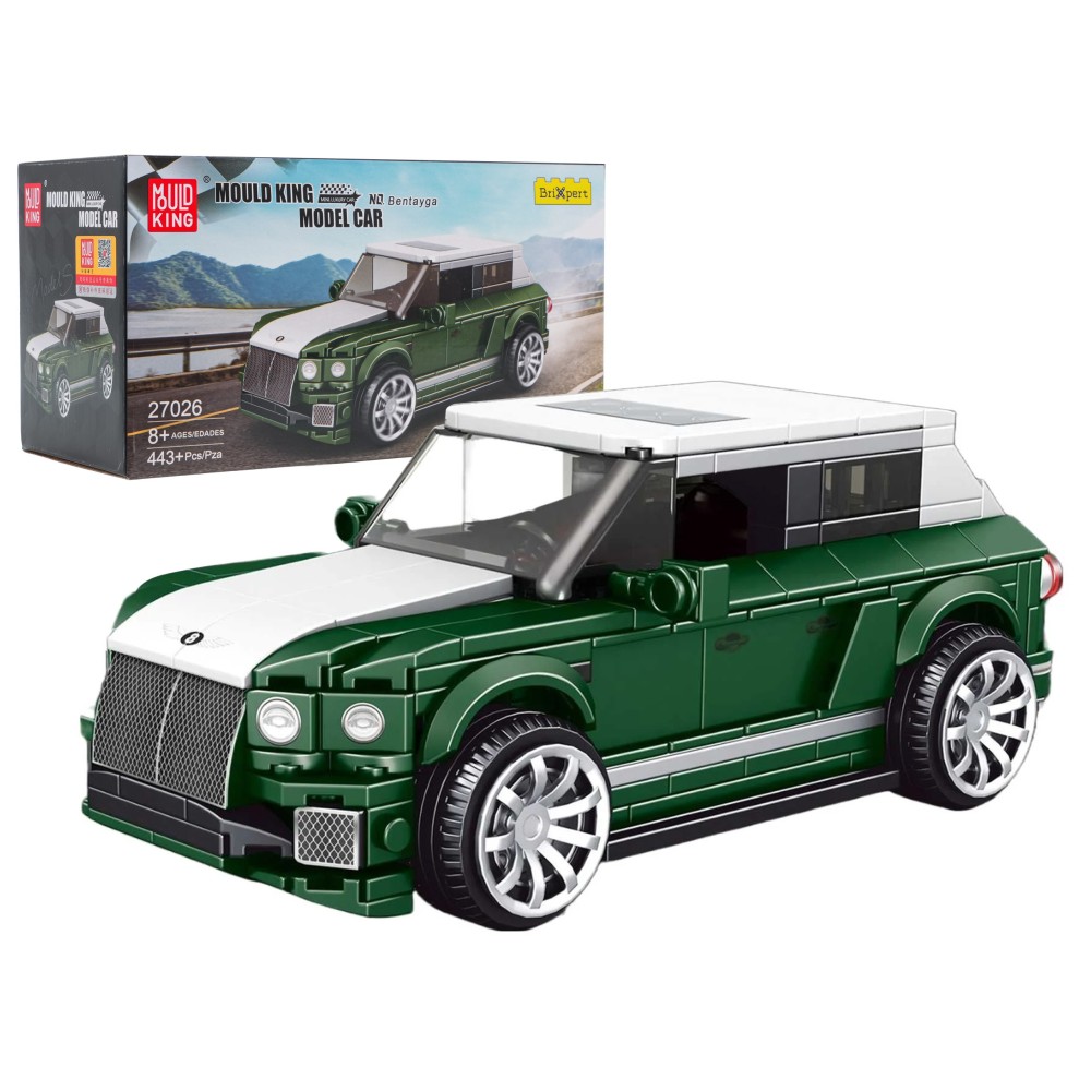 Mould King Technická Stavebnica Bentayga 443ks + vitrína, zelené