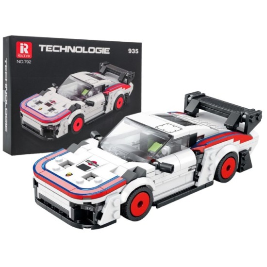 Reobrix Technická Stavebnica Športové auto 346ks, biele