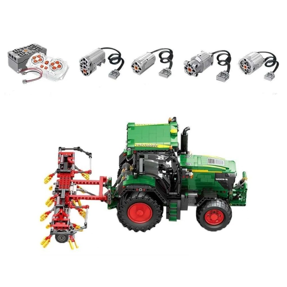 JOKO RC Stavebnica Traktor 1664ks na diaľkové ovládanie + 4 motori a LED svetlo
