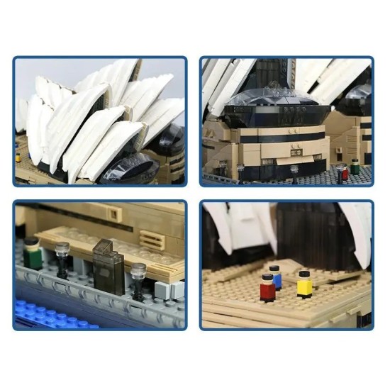 JOKO Veľká Stavebnica Opera v Sydney 2937ks, architektonický model 62cm, kompatibilné kocky