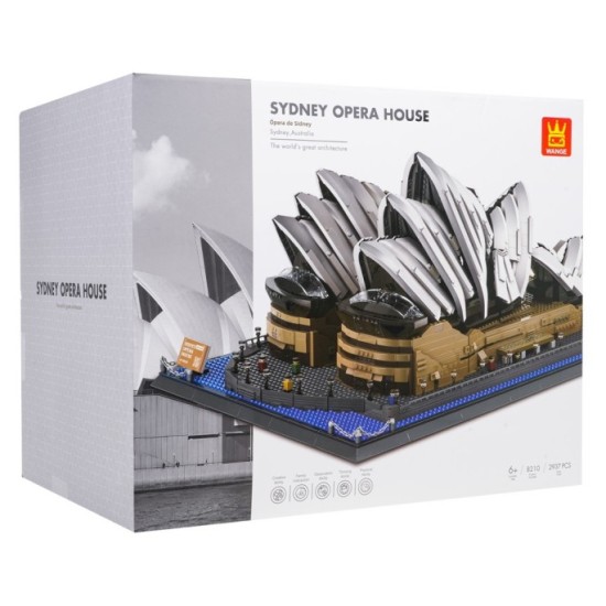 JOKO Veľká Stavebnica Opera v Sydney 2937ks, architektonický model 62cm, kompatibilné kocky