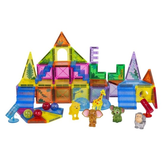 JOKO Sada Magnetická Stavebnica 3D ZOO 64ks