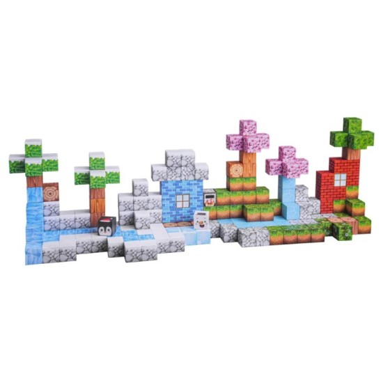 JOKO Sada Magnetické Kocky 3D 384ks