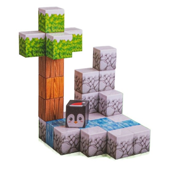 JOKO Sada Magnetické Kocky 3D 384ks