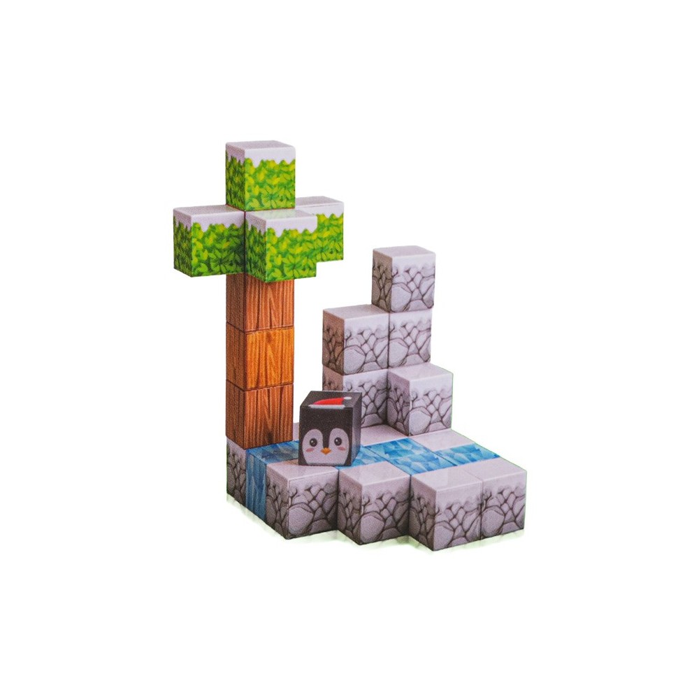 JOKO Sada Magnetické Kocky 3D 384ks