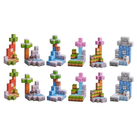 JOKO Sada Magnetické Kocky 3D 384ks