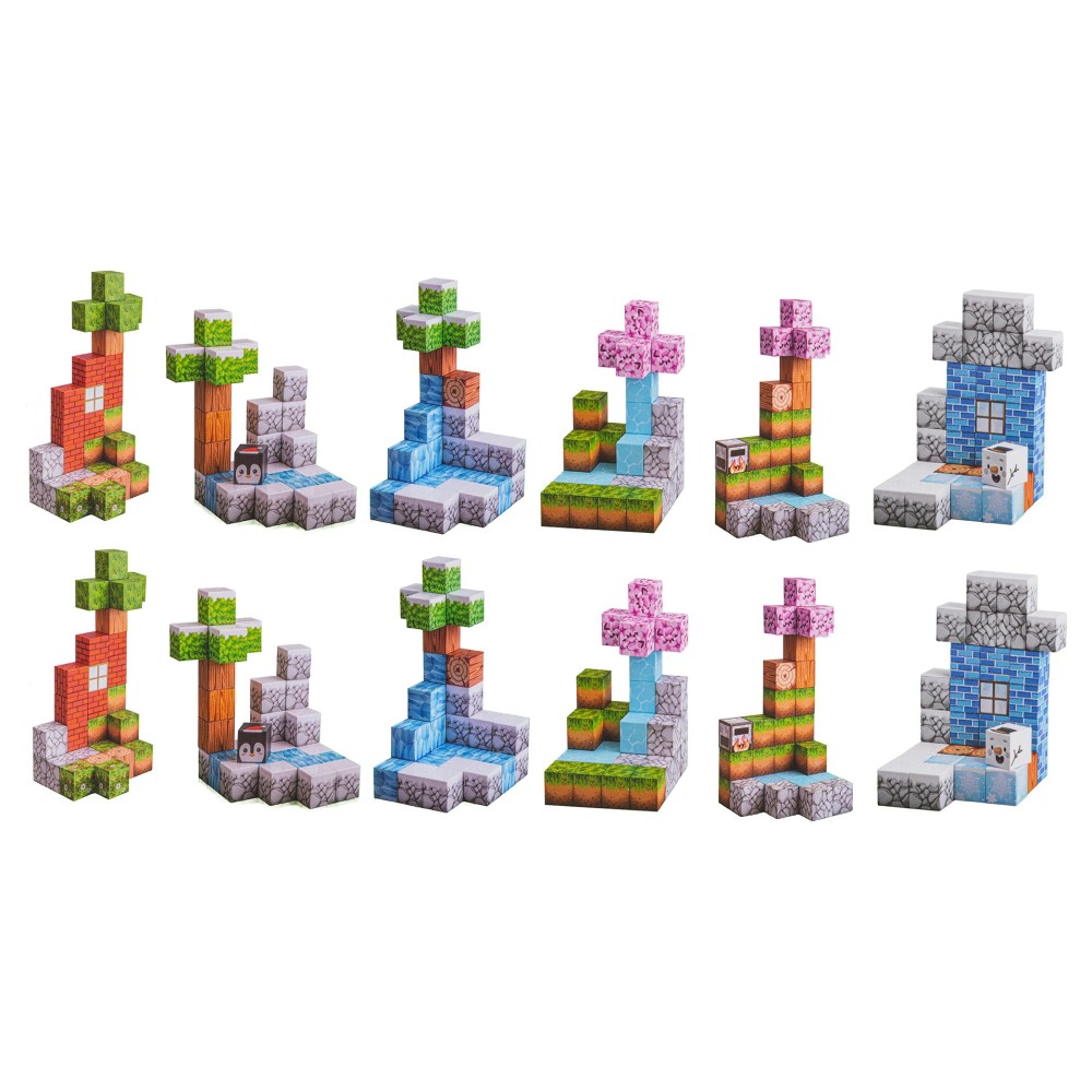 JOKO Sada Magnetické Kocky 3D 384ks