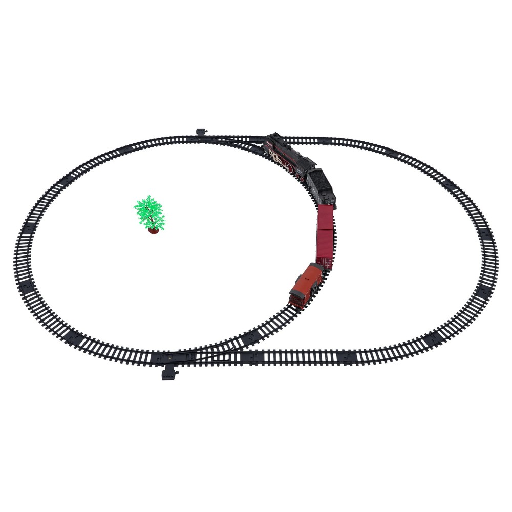 JOKO RETRO Vlaková súprava s Dymom, sveltom a zvukom 138cm