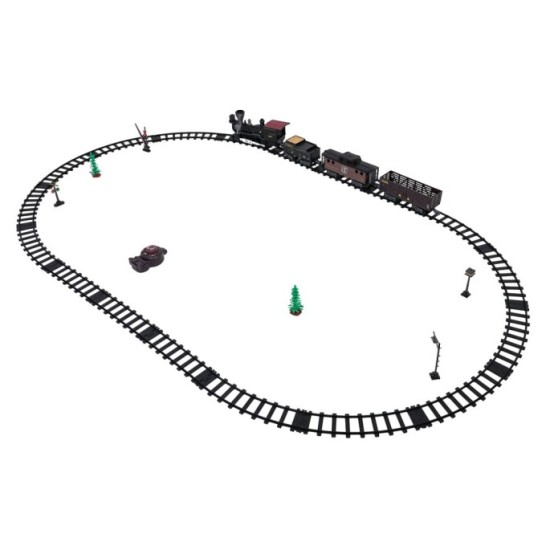 JOKO Retro RC Vlaková Súprava s Dymom, svetlom a zvukom 172 cm x 105 cm na diaľkové ovládanie