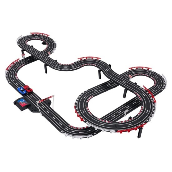 JOKO Autodráha 553cm + 2 autíčka, USB adaptér