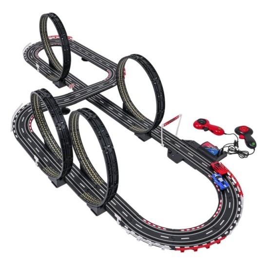 JOKO Autodráha 600cm + 2 autíčka, USB adaptér