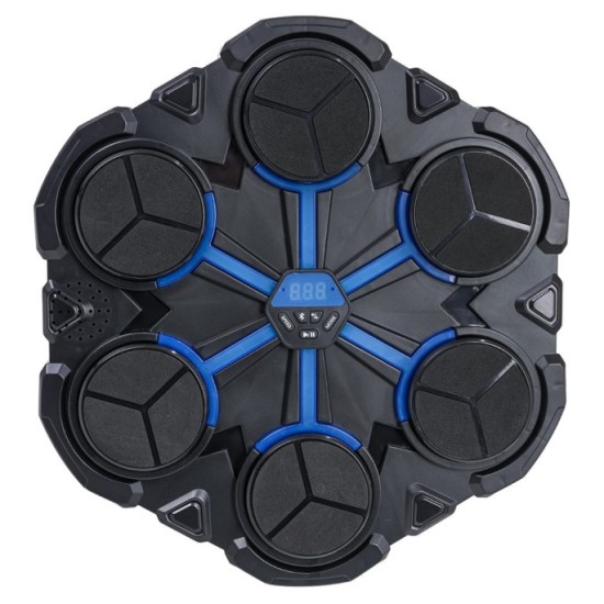 JOKO Elektronický Boxerský Terč s LED svetelnými zónami, Zvukom a Bluetooth 34 cm + rukavice