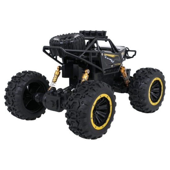 JOKO RC Kovové Auto Crawler Climb Power 4x4 na diaľkové ovládanie 1:18, Lakované +LED svetlá na streche