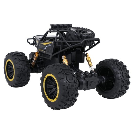 JOKO RC Kovové Auto Crawler Climb Power 4x4 na diaľkové ovládanie 1:18, Lakované +LED svetlá na streche