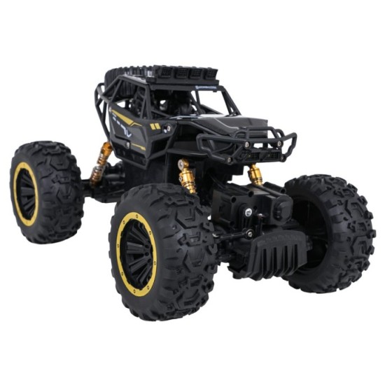 JOKO RC Kovové Auto Crawler Climb Power 4x4 na diaľkové ovládanie 1:18, Lakované +LED svetlá na streche