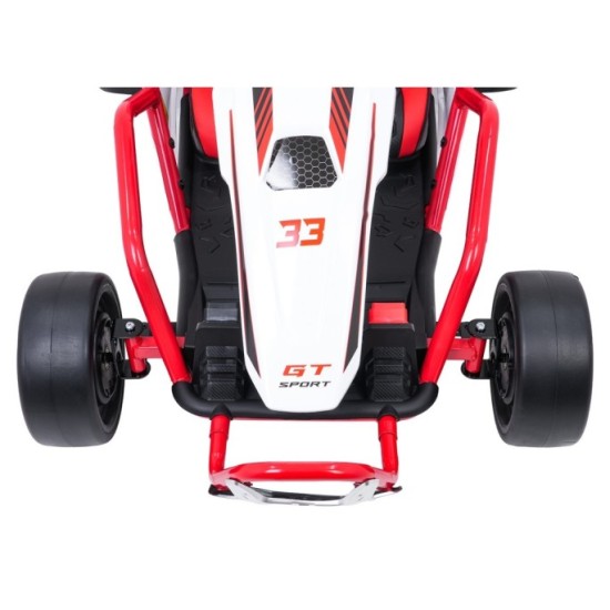 JOKO Elektrické autíčko Motokára Gokart TORNADO s Funkciou Drift, nosnosť 50kg, červená