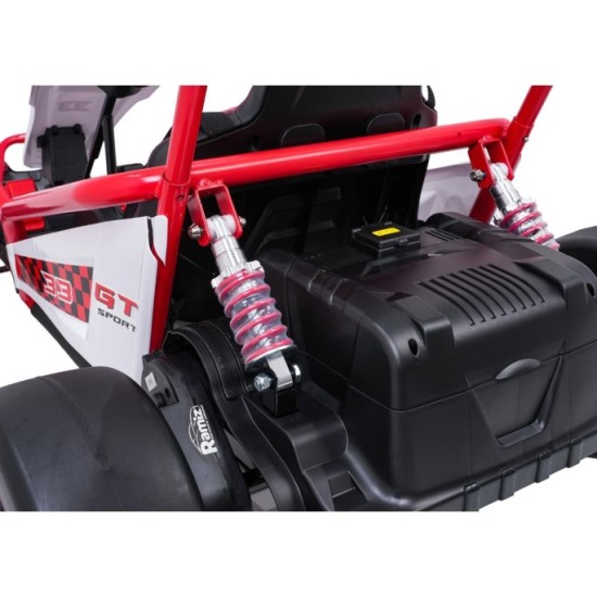 JOKO Elektrické autíčko Motokára Gokart TORNADO s Funkciou Drift, nosnosť 50kg, červená