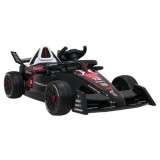 JOKO Elektrické Autíčko, Elektrická Formula Porsche Formula E, penové kolesá, kožené sedadlo, čierna