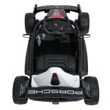 JOKO Elektrické Autíčko, Elektrická Formula Porsche Formula E, penové kolesá, kožené sedadlo, čierna