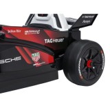 JOKO Elektrické Autíčko, Elektrická Formula Porsche Formula E, penové kolesá, kožené sedadlo, čierna