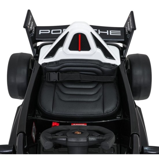 JOKO Elektrické Autíčko, Elektrická Formula Porsche Formula E, penové kolesá, kožené sedadlo, čierna