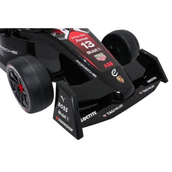 JOKO Elektrické Autíčko, Elektrická Formula Porsche Formula E, penové kolesá, kožené sedadlo, čierna