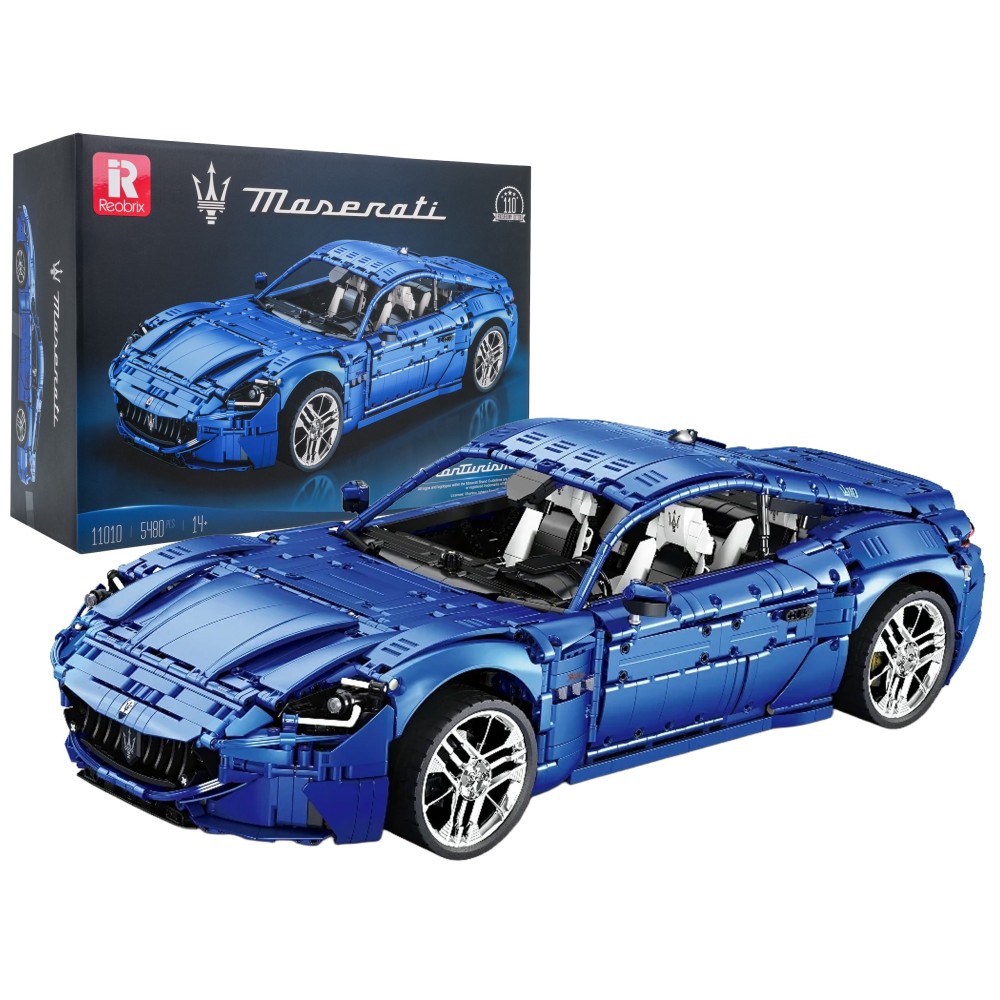 JOKO Technická Stavebnica Auto Maserati 5480ks, otváracia kapota a dvere, modré