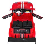 JOKO Elektrické autíčko Ford GT 4x100W, penové kolesá, kožené Dvojmiestne sedadlo,  Nosnosť 59kg, FM rádio,červené