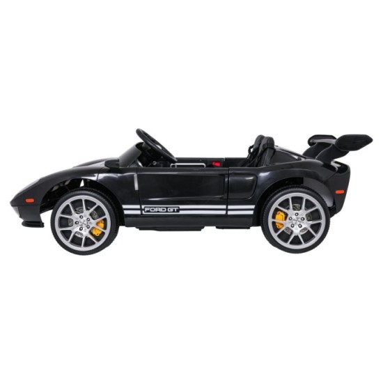 JOKO Elektrické autíčko Ford GT 4x100W, penové kolesá, kožené Dvojmiestne sedadlo,  Nosnosť 60kg, FM rádio, čierne