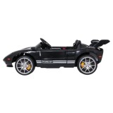 JOKO Elektrické autíčko Ford GT 4x100W, penové kolesá, kožené Dvojmiestne sedadlo,  Nosnosť 60kg, FM rádio, čierne