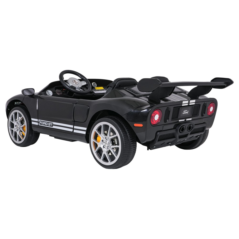 JOKO Elektrické autíčko Ford GT 4x100W, penové kolesá, kožené Dvojmiestne sedadlo,  Nosnosť 60kg, FM rádio, čierne