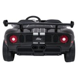 JOKO Elektrické autíčko Ford GT 4x100W, penové kolesá, kožené Dvojmiestne sedadlo,  Nosnosť 60kg, FM rádio, čierne