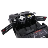 JOKO Elektrické autíčko Ford GT 4x100W, penové kolesá, kožené Dvojmiestne sedadlo,  Nosnosť 60kg, FM rádio, čierne
